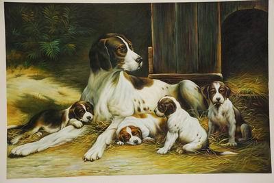 unknow artist Dogs 035 Sweden oil painting art